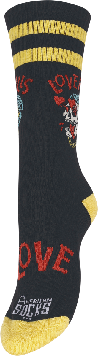 Chaussettes  de American Socks - Love Kills - Mid High - Standard - pour Unisexe - noir - American Socks - View 2