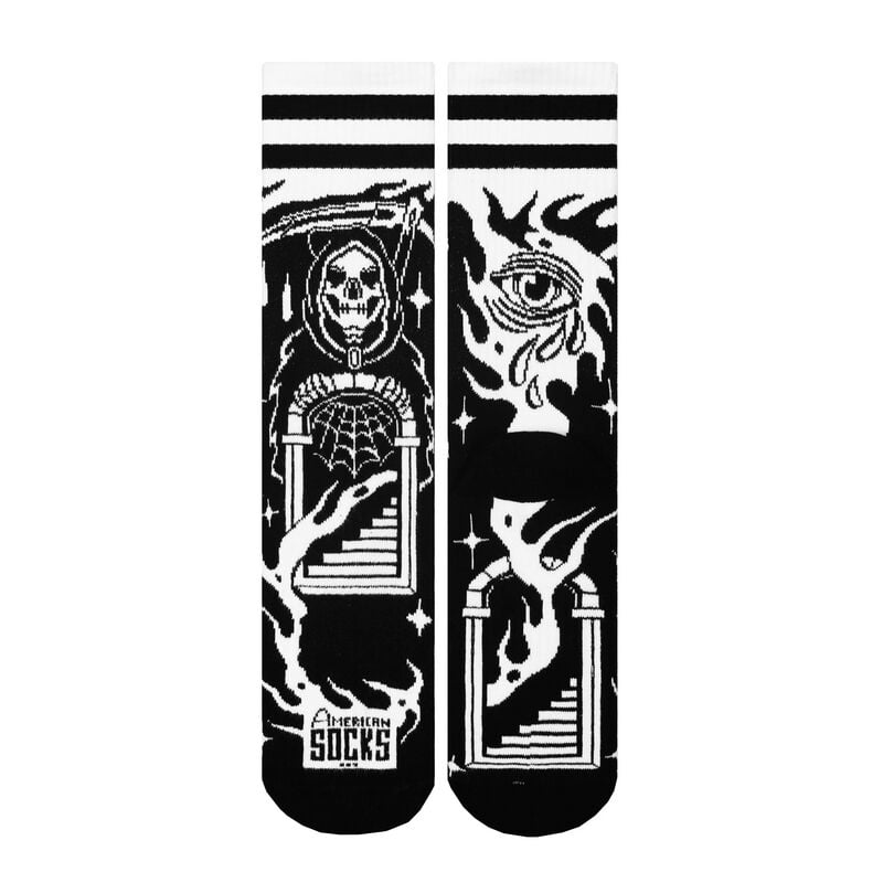 Chaussettes  de American Socks - Death's door- Mid High - Standard - pour Unisexe - noir - American Socks
