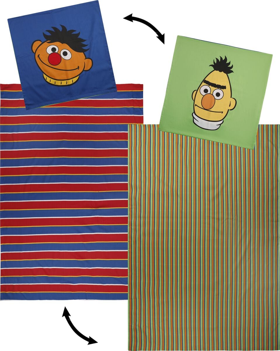 Parure de lit  de Sesame Street - Bert & Ernie - pour Unisexe - multicolore - Sesame Street