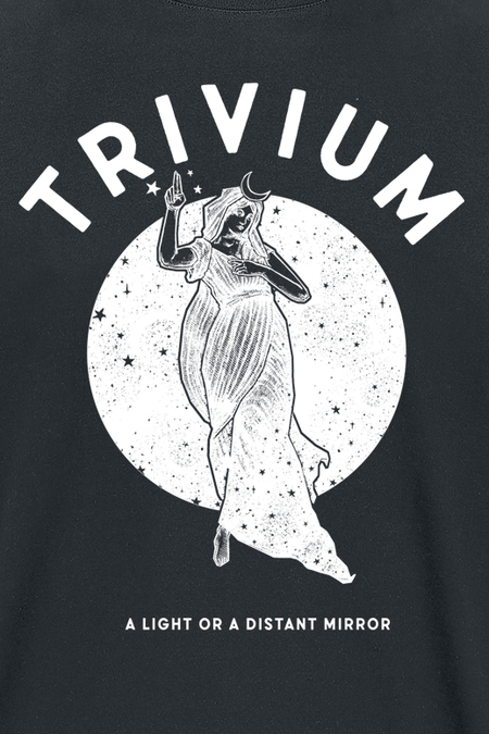 T-Shirt Manches courtes  de Trivium - Moon Goddess - S à XXL - pour Homme - noir - Trivium - View 2