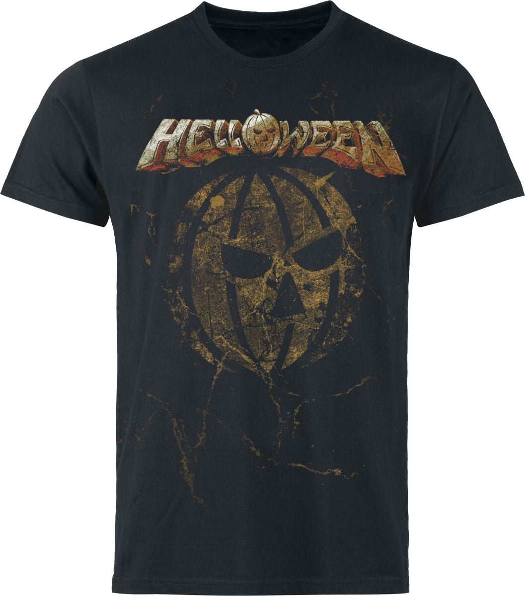 T-Shirt Manches courtes  de Helloween - Shadow Pumpkin - S à 4XL - pour Homme - noir - Helloween