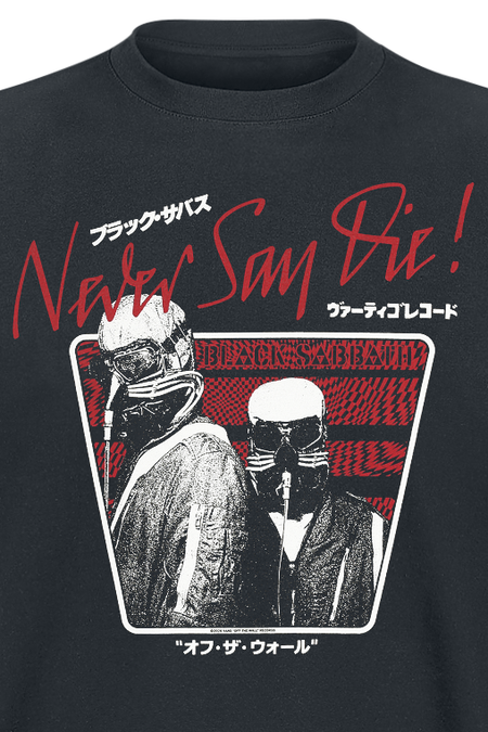 T-Shirt Manches courtes  de Vans - Black Sabbath Never Say Die SS Tee - S à XXL - pour Homme - noir - Vans - View 2