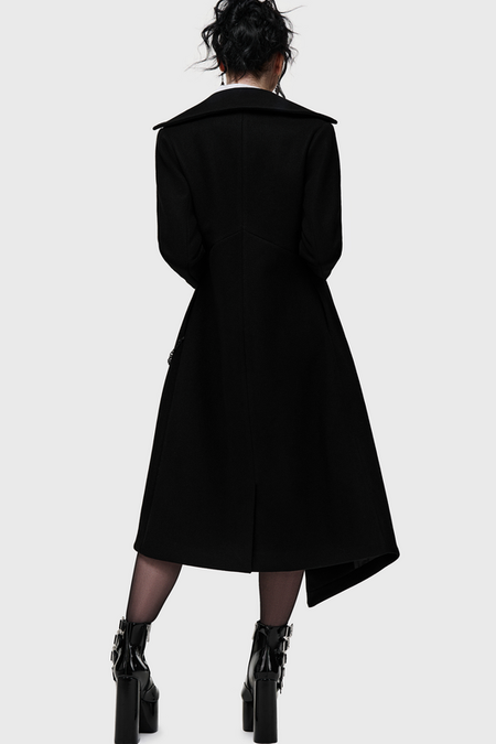 Manteaux Gothic de KIHILIST by KILLSTAR - Deadbloom Tailored Coat - XS à 4XL - pour Femme - noir - KIHILIST by KILLSTAR - View 2