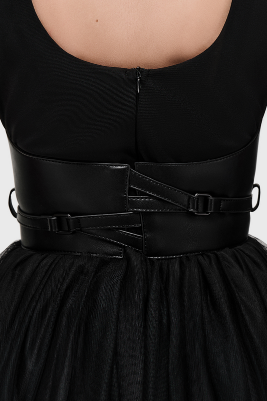 Ceinture Gothic de KIHILIST by KILLSTAR - Shadow Serenade Corset Belt - pour Femme - noir - KIHILIST by KILLSTAR - View 2