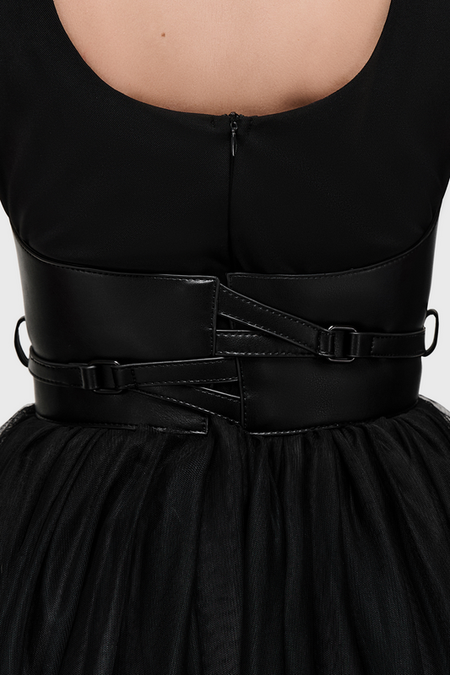 Ceinture Gothic de KIHILIST by KILLSTAR - Shadow Serenade Corset Belt - pour Femme - noir - KIHILIST by KILLSTAR - View 2