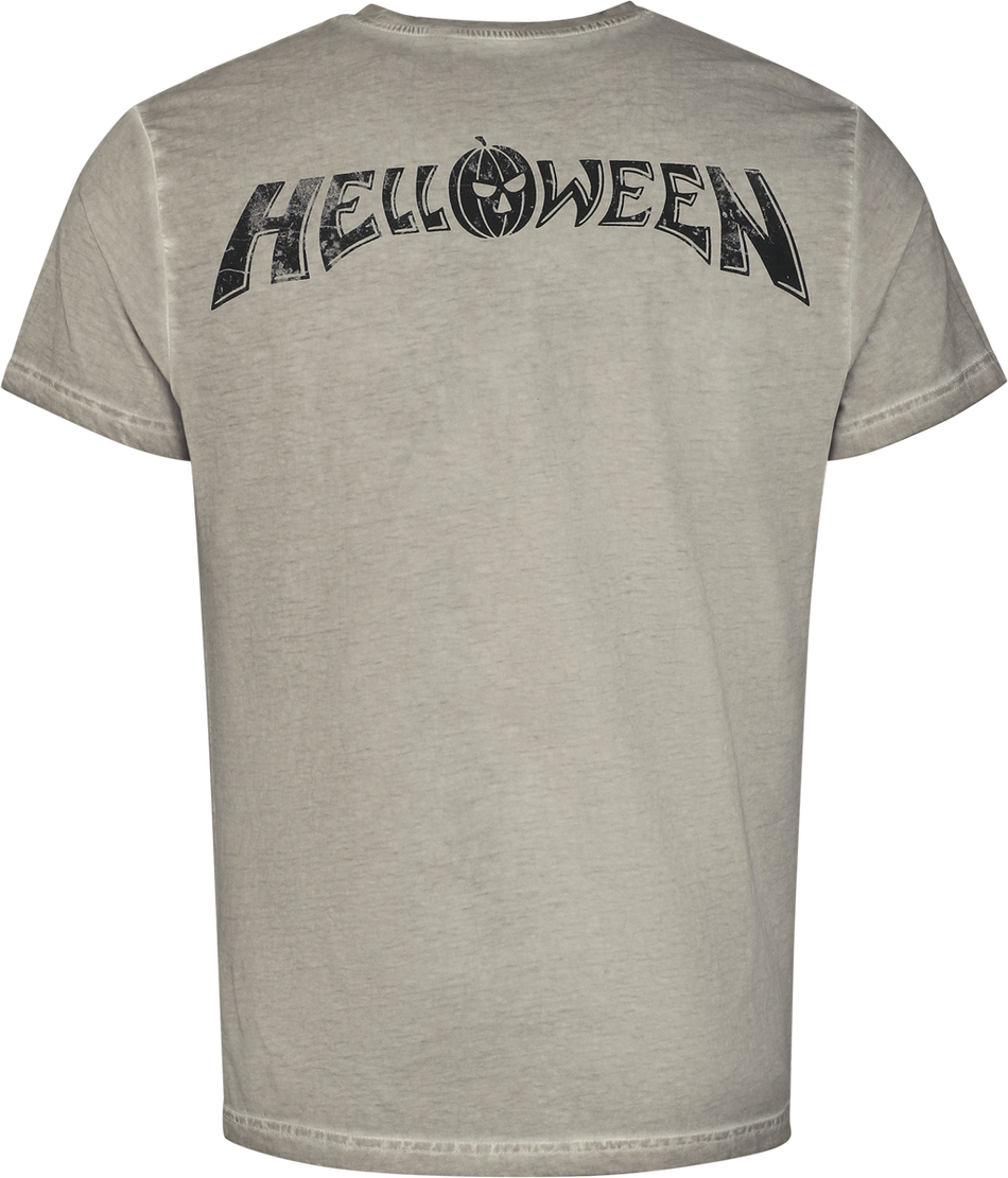 T-Shirt Manches courtes  de Helloween - Broken Pumkin - S à 3XL - pour Homme - gris - Helloween - View 2