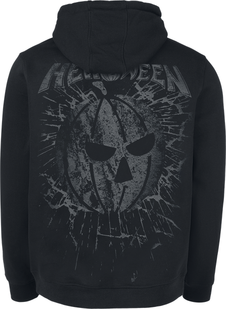 Sweat-shirt à capuche  de Helloween - Bloody Pumkin - S à XXL - pour Homme - noir - Helloween - View 2