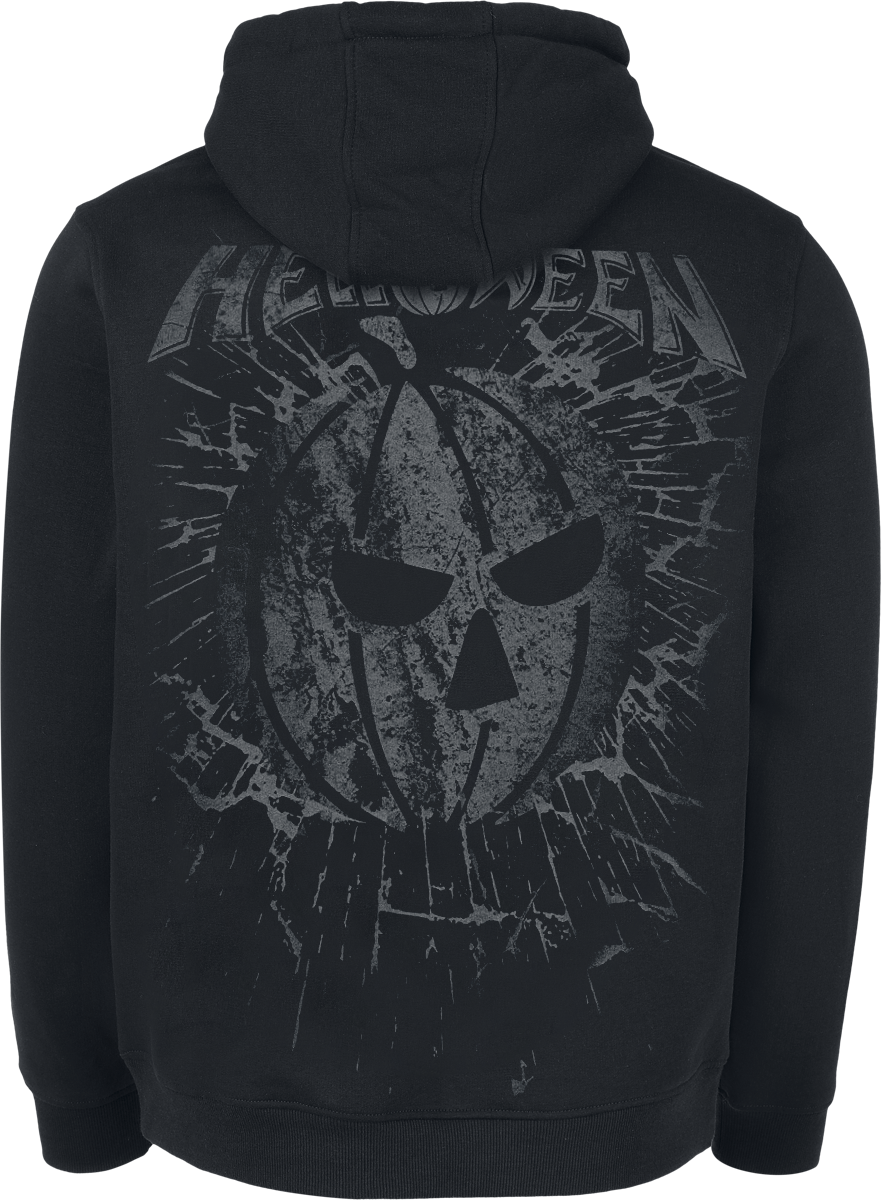 Sweat-shirt à capuche  de Helloween - Bloody Pumkin - S à XXL - pour Homme - noir - Helloween - View 2