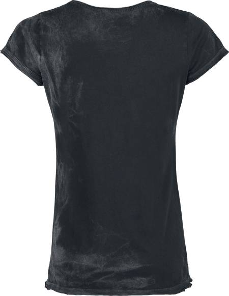 T-Shirt Manches courtes  de Helloween - Broken Pumkin - S à 4XL - pour Femme - noir - Helloween - View 2