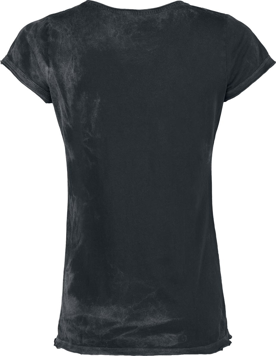 T-Shirt Manches courtes  de Helloween - Broken Pumkin - S à 4XL - pour Femme - noir - Helloween - View 2