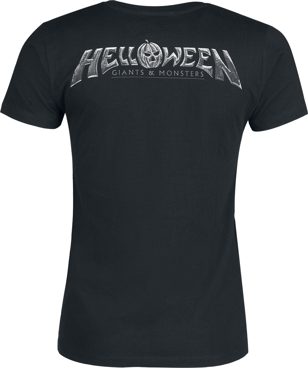 T-Shirt Manches courtes  de Helloween - Bloody Pumkin - S à 3XL - pour Femme - noir - Helloween - View 2