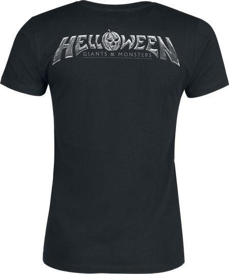 T-Shirt Manches courtes  de Helloween - Bloody Pumkin - S à 3XL - pour Femme - noir - Helloween - View 2