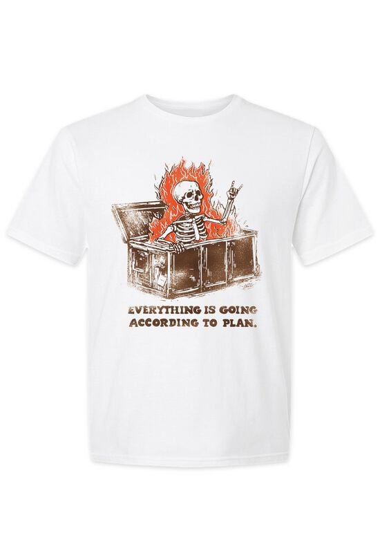 T-Shirt Manches courtes Fun de Goodie Two Sleeves - Accordingly - M à 3XL - pour Homme - blanc - Goodie Two Sleeves