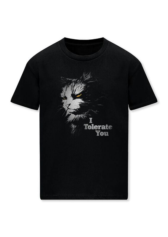 T-Shirt Manches courtes Fun de Goodie Two Sleeves - I Tolerate You - M à 3XL - pour Homme - noir - Goodie Two Sleeves