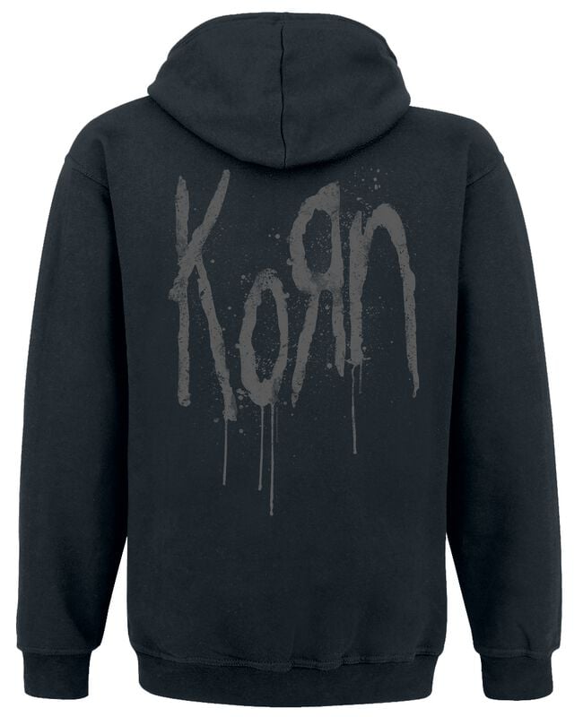 Sweat-shirt à capuche  de Korn - Korn Black Logo - S à 5XL - pour Homme - noir - Korn