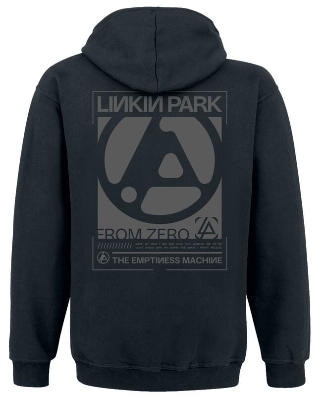 Sweat-shirt à capuche  de Linkin Park - Linkin Park Zero Black - S à 5XL - pour Homme - noir - Linkin Park