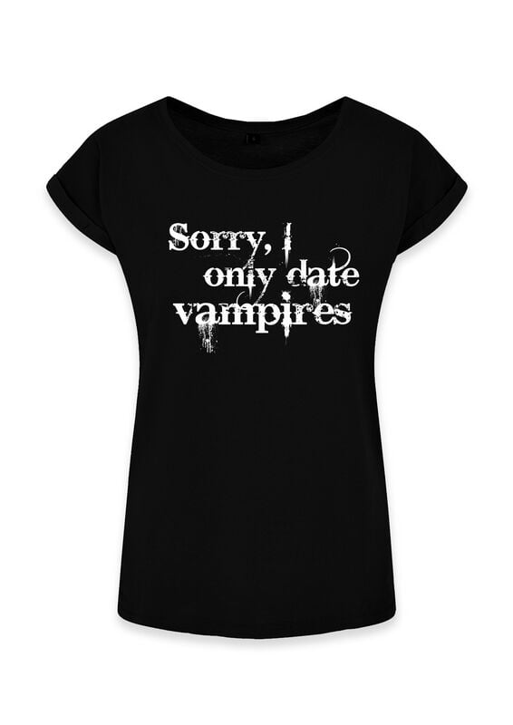 T-Shirt Manches courtes Fun de Goodie Two Sleeves - Date Vampires - S à XXL - pour Femme - noir - Goodie Two Sleeves