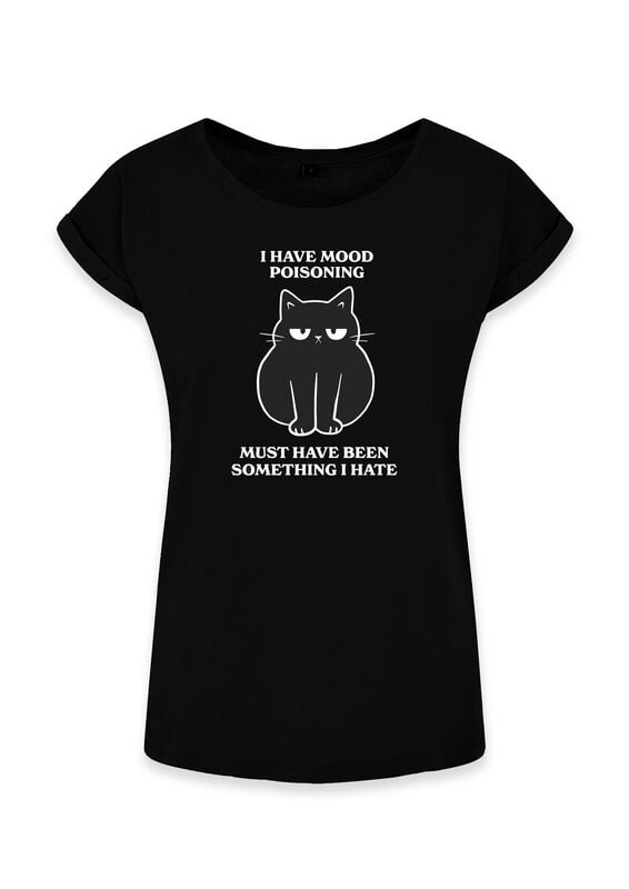 T-Shirt Manches courtes Fun de Goodie Two Sleeves - Mood Poisoning - S à XXL - pour Femme - noir - Goodie Two Sleeves