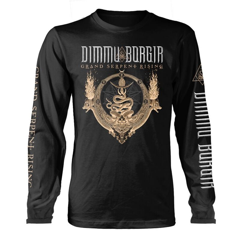 T-shirt manches longues  de Dimmu Borgir - Grand Serpent Rising - S à XXL - pour Homme - noir - Dimmu Borgir