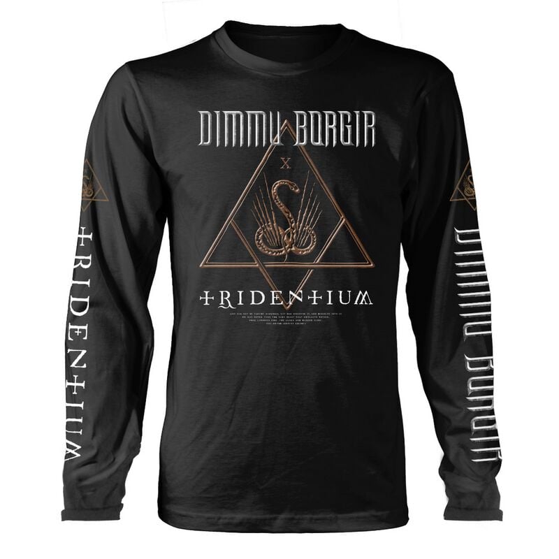 T-shirt manches longues  de Dimmu Borgir - Tridentium - S à 3XL - pour Homme - noir - Dimmu Borgir