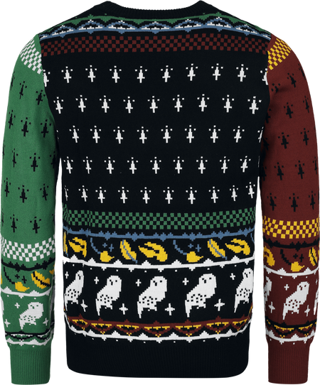 Pull de Noël  de Harry Potter - Blasons et Symboles - S à XXL - pour Unisexe - multicolore - Harry Potter - View 2