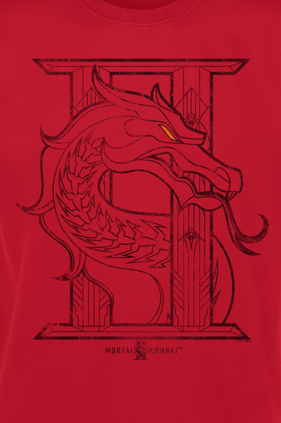 T-Shirt Manches courtes Gaming de Mortal Kombat - Dragon Pillar - S à XXL - pour Homme - rouge - Mortal Kombat - View 2