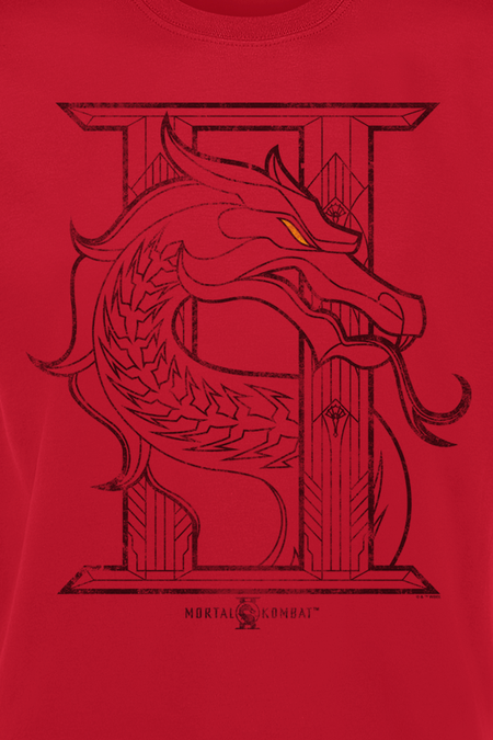 T-Shirt Manches courtes Gaming de Mortal Kombat - Dragon Pillar - S à XXL - pour Homme - rouge - Mortal Kombat - View 2