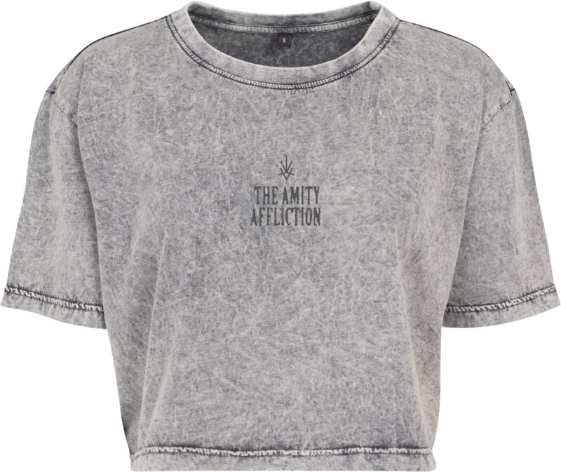 T-Shirt Manches courtes  de The Amity Affliction - State Not Waiting On A Miracle - XS à XL - pour Femme - gris - The Amity Affliction