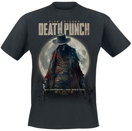 T-Shirt Manches courtes  de Five Finger Death Punch - Admat Art - S à 5XL - pour Homme - noir - Five Finger Death Punch
