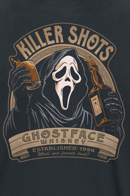 T-Shirt Manches courtes  de Scream (Film) - Ghostface - Killer Shots - M à XXL - pour Homme - noir - Scream (Film) - View 2