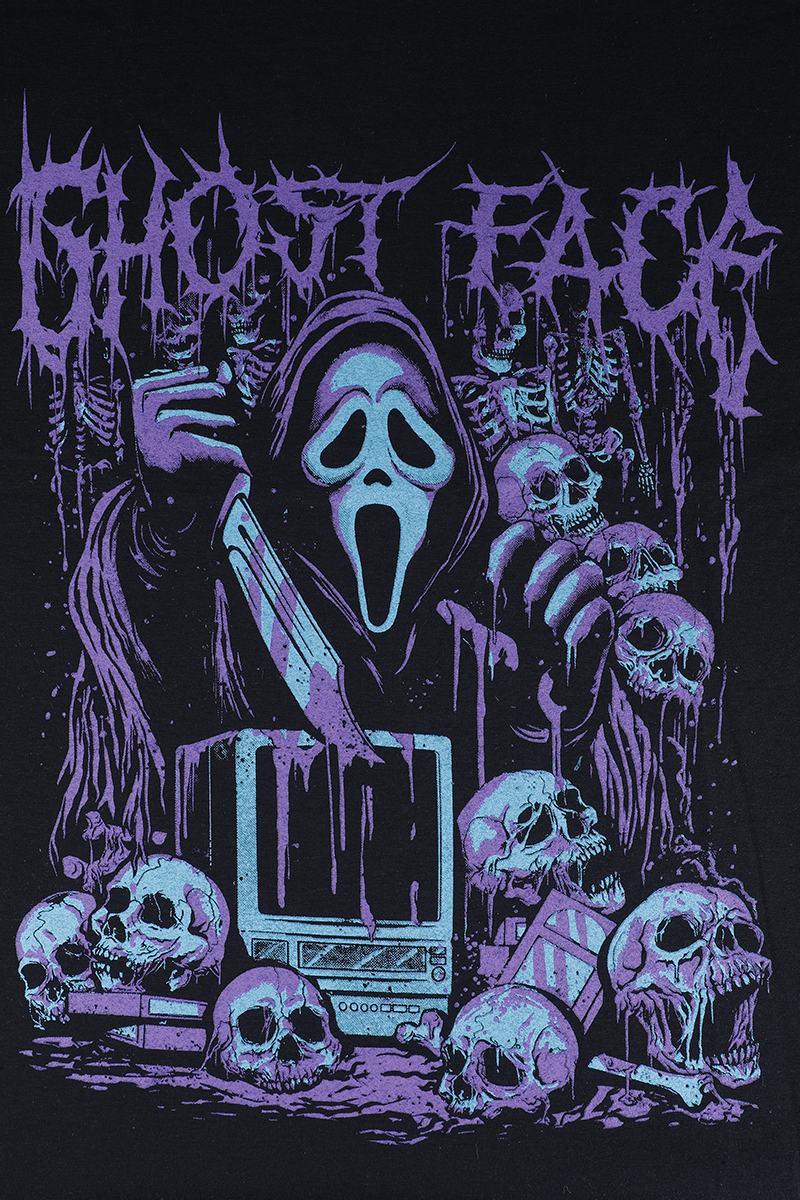 T-Shirt Manches courtes  de Scream (Film) - Ghostface - Television Skeleton - XL - pour Homme - noir - Scream (Film) - View 2