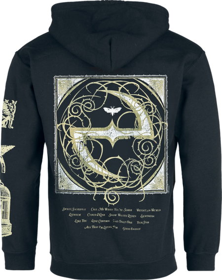 Sweat-shirt zippé à capuche  de Evanescence - Open Door - S à 3XL - pour Homme - noir - Evanescence - View 2