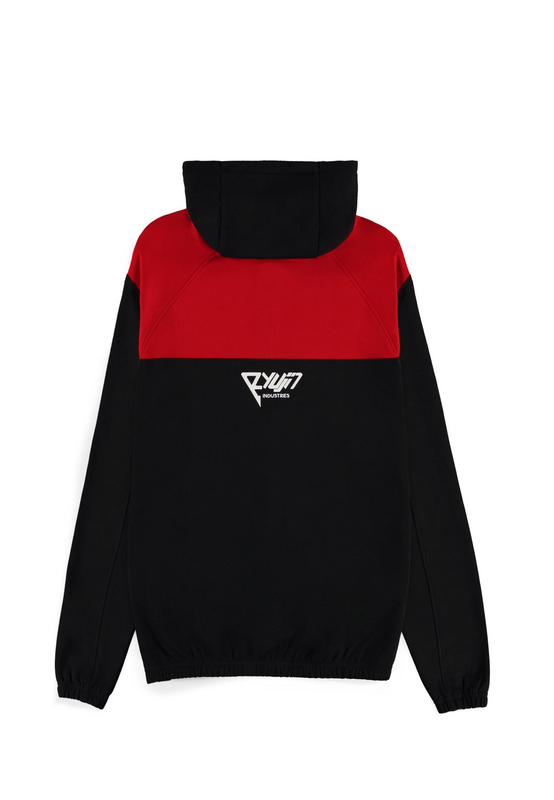 Sweat-shirt zippé à capuche Gaming de Starfield - S à XXL - pour Homme - noir/rouge - Starfield - View 2