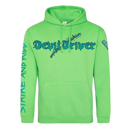 Sweat-shirt à capuche  de DevilDriver - Strike And Kill - S à XL - pour Homme - citron - devildriver