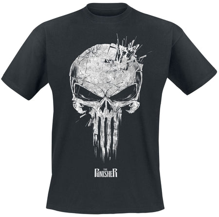 T-Shirt Manches courtes Disney de The Punisher - Crâne - S à XXL - pour Homme - noir - The Punisher