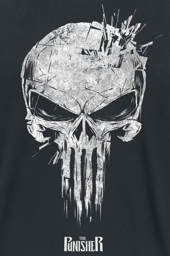 T-Shirt Manches courtes Disney de The Punisher - Crâne - S à XXL - pour Homme - noir - The Punisher - View 2