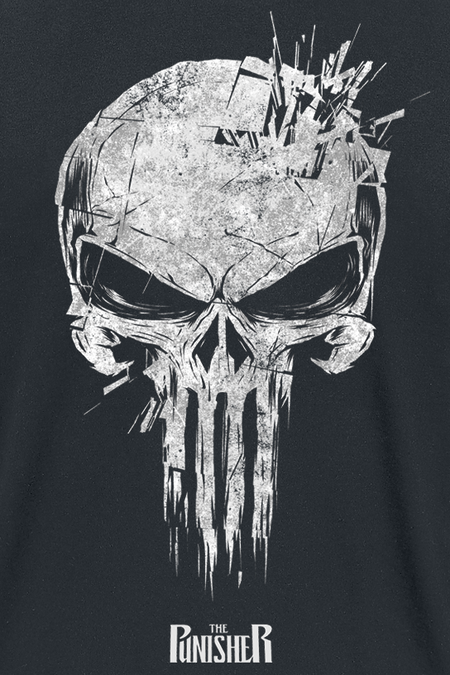 T-Shirt Manches courtes Disney de The Punisher - Crâne - S à XXL - pour Homme - noir - The Punisher - View 2