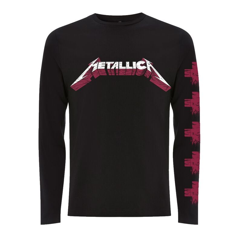 T-shirt manches longues  de Metallica - Master Of Puppets Logo - S à XXL - pour Homme - noir - metallica