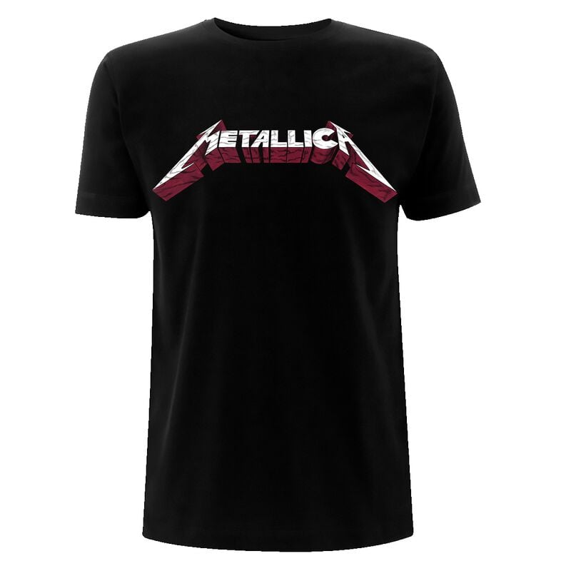 T-Shirt Manches courtes  de Metallica - Master Of Puppets Logo - S à 5XL - pour Homme - noir - metallica