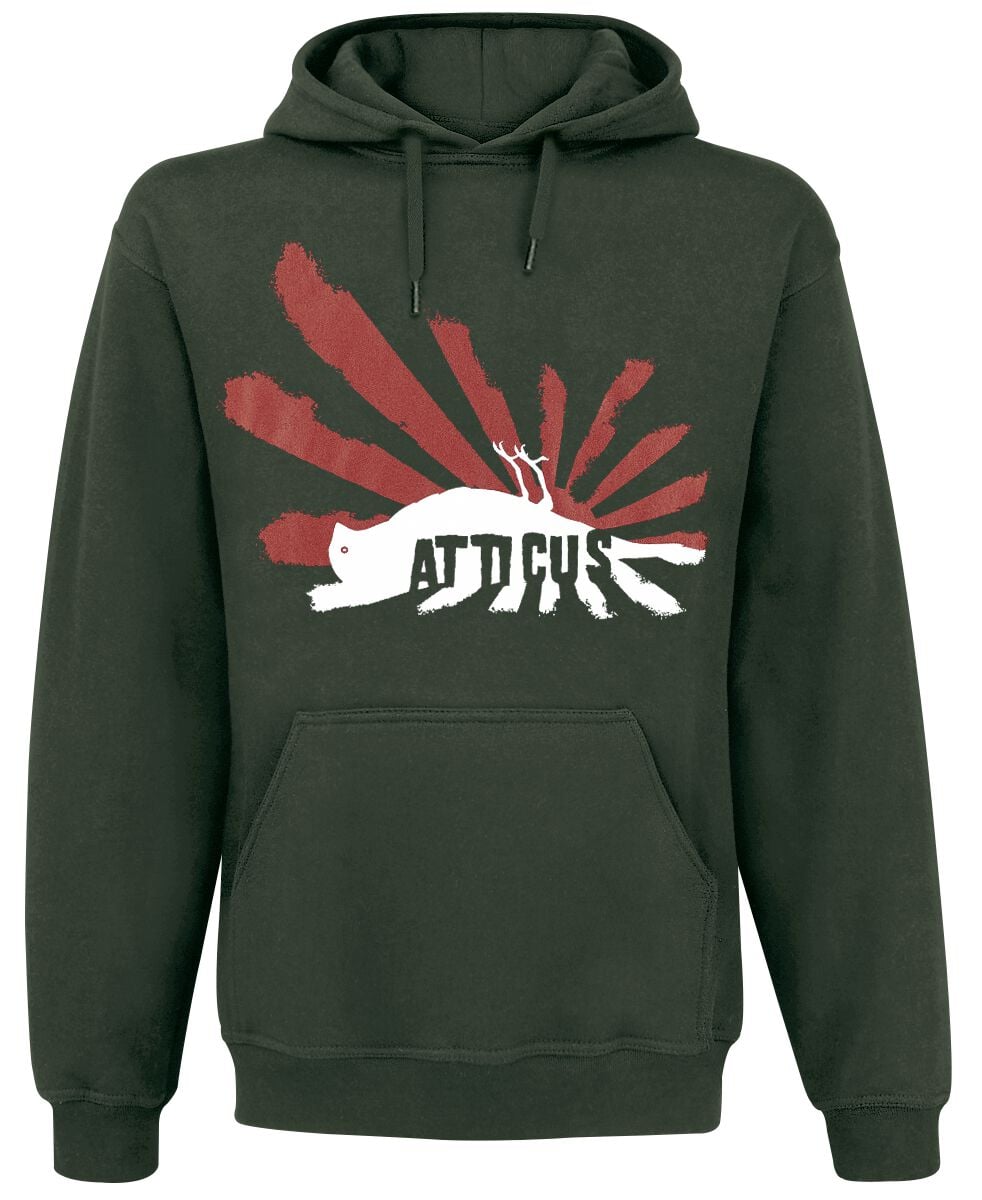 Sweat-shirt à capuche  de Atticus - RISING HOODIE - S à XXL - pour Homme - vert - Atticus