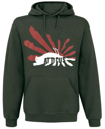 Sweat-shirt à capuche  de Atticus - RISING HOODIE - S à XXL - pour Homme - vert - Atticus