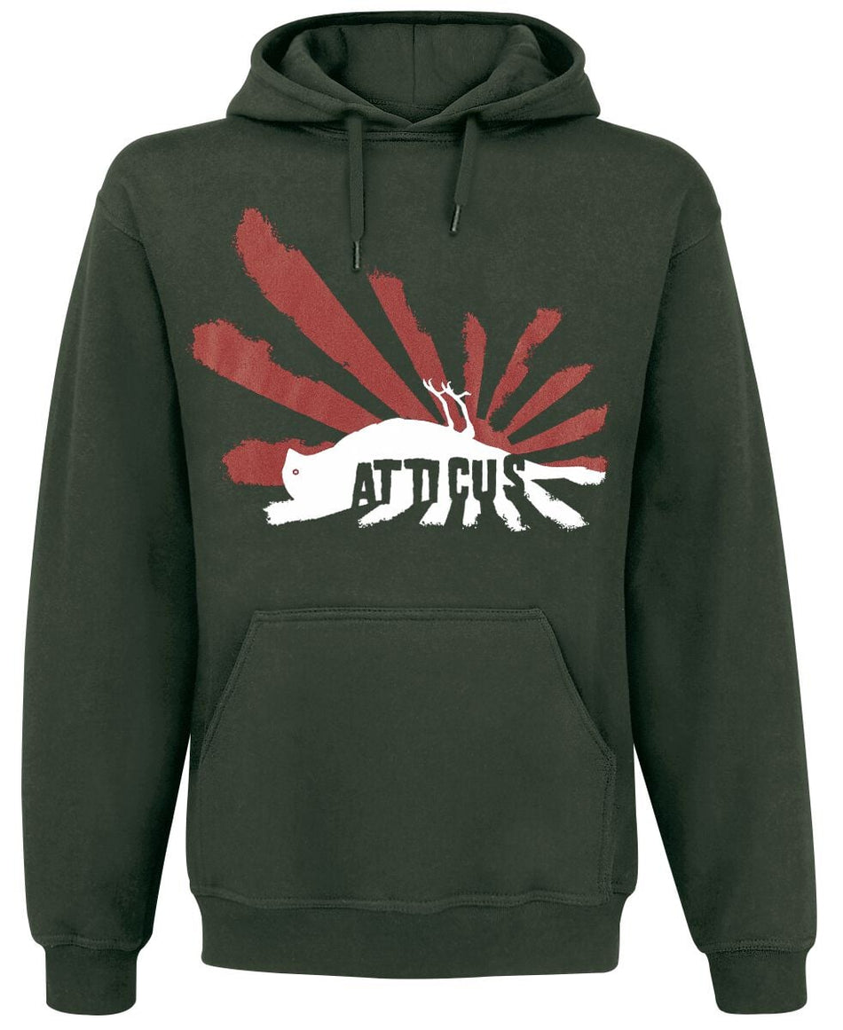 Sweat-shirt à capuche  de Atticus - RISING HOODIE - S à XXL - pour Homme - vert - Atticus