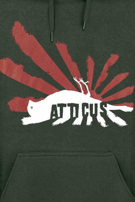 Sweat-shirt à capuche  de Atticus - RISING HOODIE - S à XXL - pour Homme - vert - Atticus - View 2
