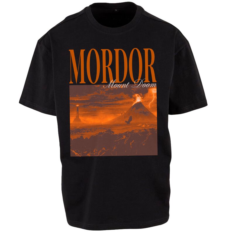 T-Shirt Manches courtes  de Le Seigneur Des Anneaux - Mordor Mount Doom - M à 3XL - pour Homme - noir - Le Seigneur Des Anneaux