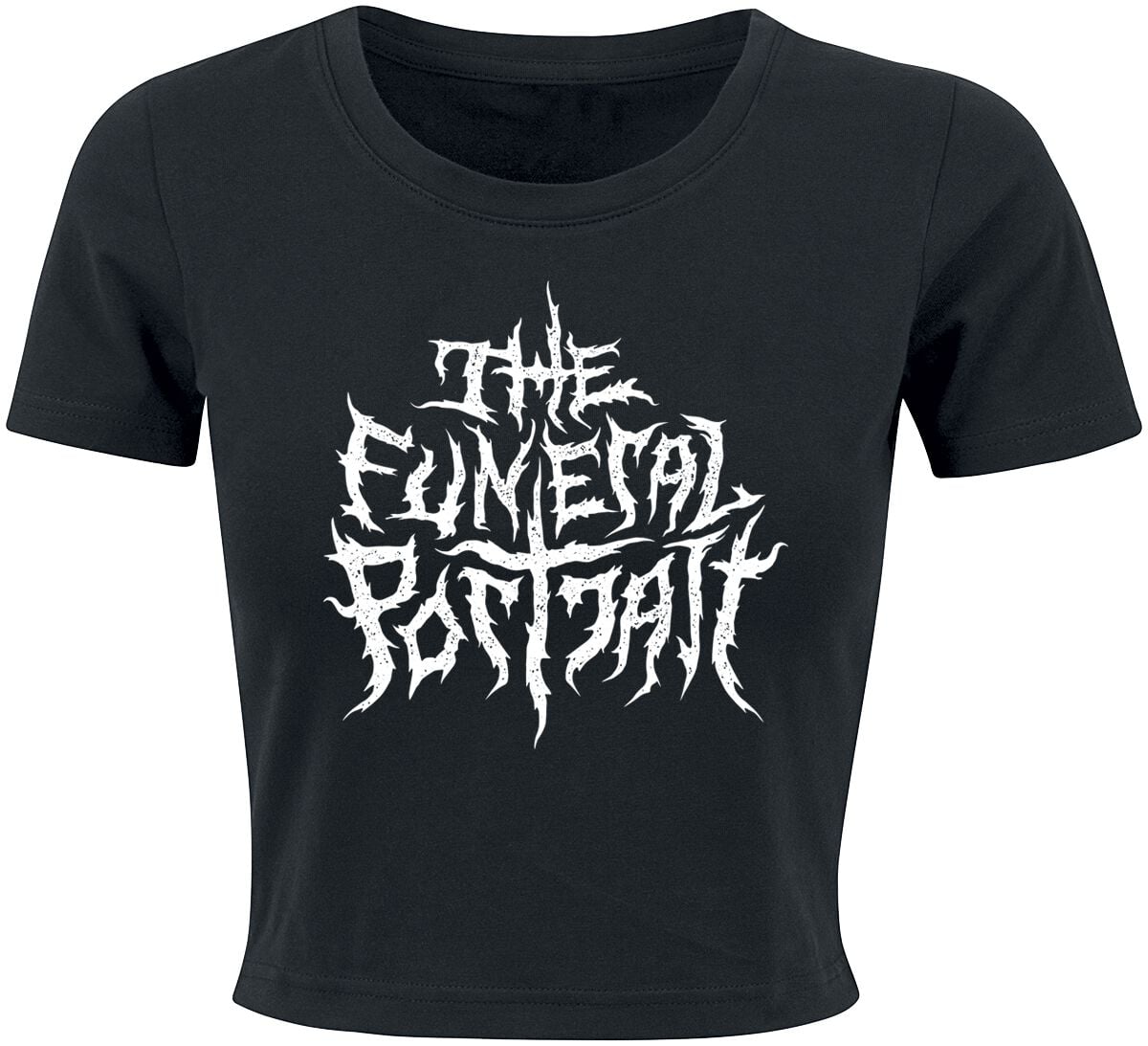 T-Shirt Manches courtes  de The Funeral Portrait - Metal Logo - XS à XL - pour Femme - noir - The Funeral Portrait