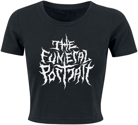 T-Shirt Manches courtes  de The Funeral Portrait - Metal Logo - XS à XL - pour Femme - noir - The Funeral Portrait