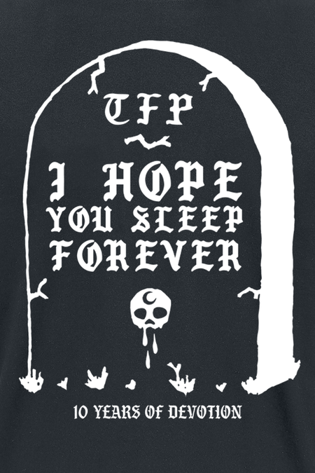 T-Shirt Manches courtes  de The Funeral Portrait - Headstone - S à 4XL - pour Homme - noir - The Funeral Portrait - View 2