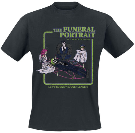 T-Shirt Manches courtes  de The Funeral Portrait - Summon A Cult Leader - S à 4XL - pour Homme - noir - The Funeral Portrait