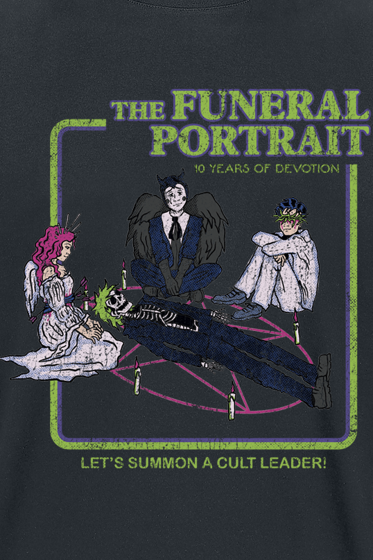 T-Shirt Manches courtes  de The Funeral Portrait - Summon A Cult Leader - S à 4XL - pour Homme - noir - The Funeral Portrait - View 2