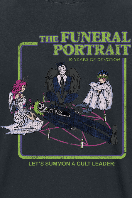 T-Shirt Manches courtes  de The Funeral Portrait - Summon A Cult Leader - S à 4XL - pour Homme - noir - The Funeral Portrait - View 2